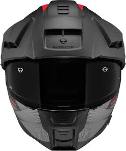 Schuberth - Casque E2 Defender Noir Mat / Rouge -Promos Fournitures De Casque De Moto Magasin casque moto modulable schuberth e2 defender noir mat rouge 4