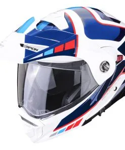 Scorpion - Casque ADX-2 Camino Blanc Brillant / Bleu / Rouge