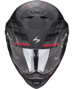 Scorpion - Casque ADX-2 Carrera Noir Mat / Rouge 7 Scorpion - Casque ADX-2 Carrera Noir Mat / Rouge -Promos Fournitures De Casque De Moto Magasin casque moto modulable scorpion adx 2 carrera noir mat rouge 2