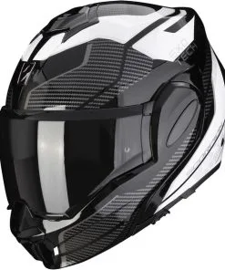 Scorpion - Casque Exo-Tech Evo Animo Noir / Blanc