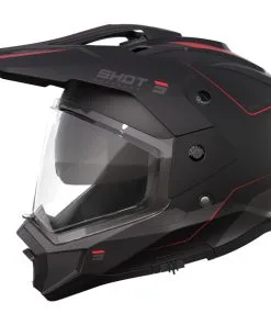 Shot - Casque Trek Rally Noir Mat / Rouge