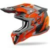Airoh - Casque Strycker XXX Orange Mat / Argent / Noir -Promos Fournitures De Casque De Moto Magasin casque moto tout terrain airoh strycker xxx orange mat argent noir 1