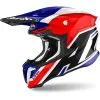 Airoh - Casque Twist 2.0 Shaken Rouge / Bleu / Blanc Brillant / Noir Brillant -Promos Fournitures De Casque De Moto Magasin casque moto tout terrain airoh twist 2 0 shaken rouge bleu blanc brillant noir brillant 1