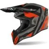 Airoh - Casque Wraap Sequel Gris Mat / Noir Mat / Orange -Promos Fournitures De Casque De Moto Magasin casque moto tout terrain airoh wraap sequel gris mat noir mat orange 1