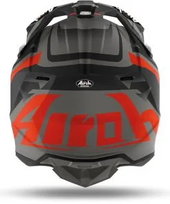 Airoh - Casque Wraap Sequel Gris Mat / Noir Mat / Orange -Promos Fournitures De Casque De Moto Magasin casque moto tout terrain airoh wraap sequel gris mat noir mat orange 3