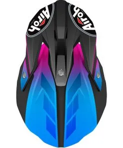 Airoh - Casque Enfant Wraap Youth Prism Noir / Rose / Bleu / Vert -Promos Fournitures De Casque De Moto Magasin casque moto tout terrain enfant airoh wraap youth prism noir rose bleu vert 3