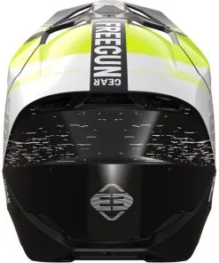 Freegun - Casque XP4 Shade Noir Brillant / Blanc Brillant / Jaune Fluo -Promos Fournitures De Casque De Moto Magasin casque moto tout terrain freegun xp4 shade noir brillant blanc brillant jaune fluo 3