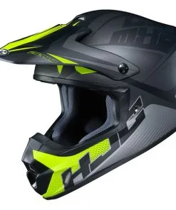 HJC - Casque CS-MX II Ellusion MC5SF / Noir / Gris / Jaune Fluo