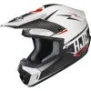 HJC - Casque CS-MX II Tweek MC1SF / Blanc / Noir / Rouge -Promos Fournitures De Casque De Moto Magasin casque moto tout terrain hjc cs mx ii tweek mc1sf blanc noir rouge mat 1