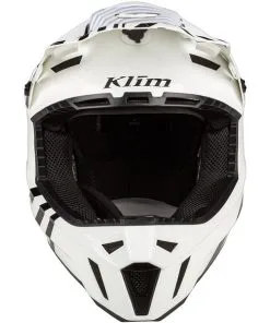 Klim - Casque F3 Carbon Off-Road Illusion Blanc / Noir -Promos Fournitures De Casque De Moto Magasin casque moto tout terrain klim f3 carbon off road blanc noir 3