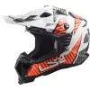LS2 - Casque MX700 Subverter Evo Astro Blanc / Orange -Promos Fournitures De Casque De Moto Magasin casque moto tout terrain ls2 mx700 subverter astro blanc orange 1