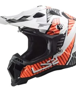 LS2 - Casque MX700 Subverter Evo Astro Blanc / Orange