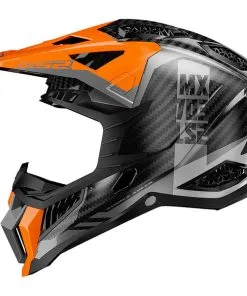 LS2 - Casque MX703 X-Force Victory Noir / Titanium / Orange
