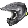 Scorpion - Casque VX-22 Air Ares Argent / Noir Mat -Promos Fournitures De Casque De Moto Magasin casque moto tout terrain scorpion vx 22 air ares argent noir mat 1