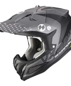 Scorpion - Casque VX-22 Air Ares Argent / Noir Mat