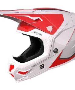 Shot - Casque Core Comp Blanc Brillant / Rouge