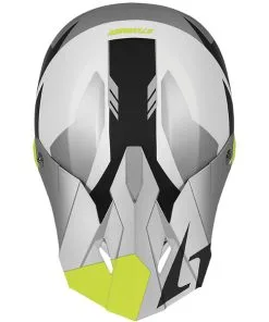 Stormer - Casque Force Squad Blanc / Gris / Jaune Fluo -Promos Fournitures De Casque De Moto Magasin casque moto tout terrain stormer force squad blanc gris jaune fluo 3