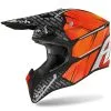 Airoh - Casque Wraap Idol Orange Mat / Noir / Gris -Promos Fournitures De Casque De Moto Magasin casque moto tout terrain wraap idol orange mat noir gris 1