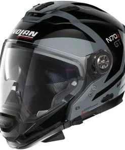 Nolan - Casque N70-2 GT Glaring N-Com Noir / Gris