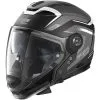 Nolan - Casque N70-2 GT Switchback N-Com Noir Mat / Gris / Blanc