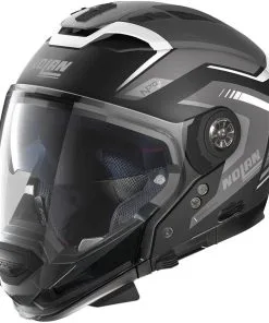 Nolan - Casque N70-2 GT Switchback N-Com Noir Mat / Gris / Blanc