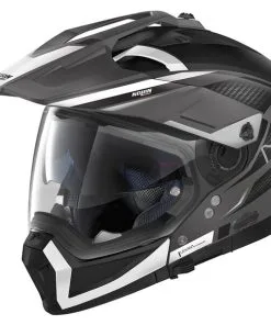 Nolan - Casque N70-2 X Earthquake N-Com Gris Mat / Noir / Blanc