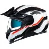 Nexx - Casque X.Vilijord Continental Noir / Blanc / Rouge -Promos Fournitures De Casque De Moto Magasin casque nexx x vilijord continental noir blanc rouge 1