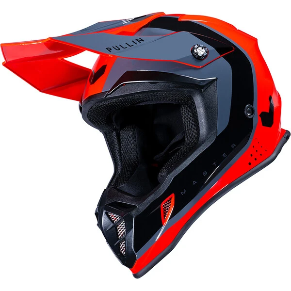 PULL IN Pull-in - Casque Master Rouge / Gris / Noir 3 PULL IN Pull-in - Casque Master Rouge / Gris / Noir