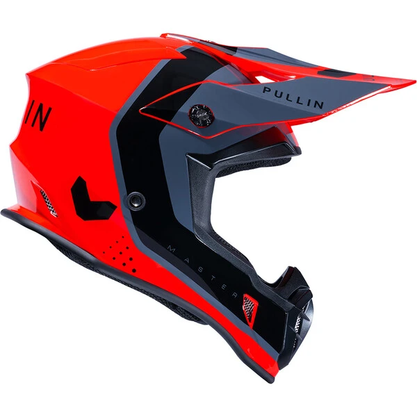 PULL IN Pull-in - Casque Master Rouge / Gris / Noir 4 PULL IN Pull-in - Casque Master Rouge / Gris / Noir – Image 2