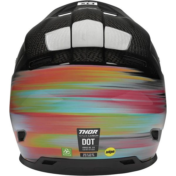 Thor Motocross - Casque Reflex Carbon Theory Noir / Multicolore 5 Thor Motocross - Casque Reflex Carbon Theory Noir / Multicolore – Image 3
