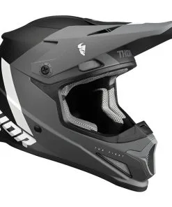 Thor Motocross - Casque Sector Chev Gris / Noir / Blanc