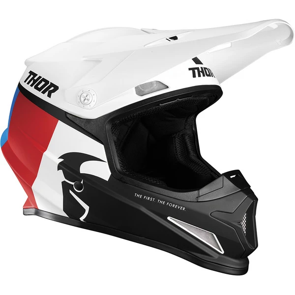 Thor Motocross - Casque Sector Racer Blanc / Rouge / Bleu 3 Thor Motocross - Casque Sector Racer Blanc / Rouge / Bleu
