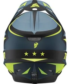 Thor Motocross - Casque Sector Warship Noir / Bleu / Jaune -Promos Fournitures De Casque De Moto Magasin casque thor sector warship noir bleu jaune 3