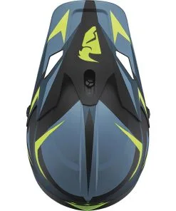 Thor Motocross - Casque Sector Warship Noir / Bleu / Jaune -Promos Fournitures De Casque De Moto Magasin casque thor sector warship noir bleu jaune 4