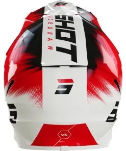 Shot - Casque Enfant Furious Kid Versus Blanc Brillant / Rouge / Noir -Promos Fournitures De Casque De Moto Magasin casque tout terrain enfant shot furious kid versus blanc brillant rouge noir 3