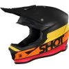 Shot - Casque Furious Story Noir Mat / Orange -Promos Fournitures De Casque De Moto Magasin casque tout terrain shot furious story noir mat orange 1