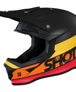 Shot - Casque Furious Story Noir Mat / Orange